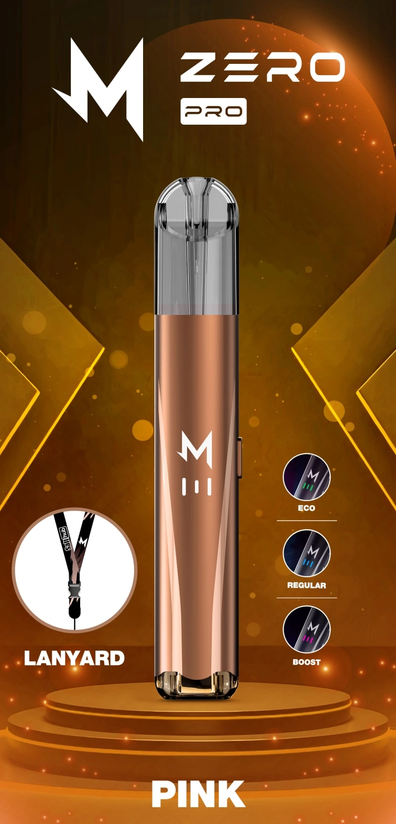 zero pro vape pod kits color rosa