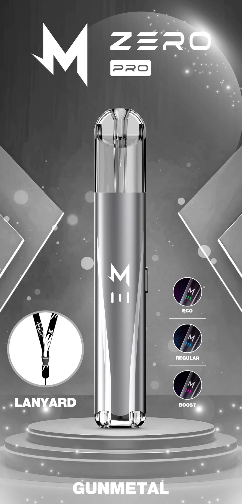 zero pro vape pod kits color gunmetal